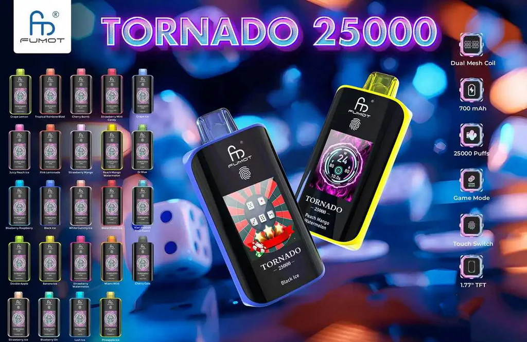 Fumot Vape на 25000 затяжек - Вид сбоку